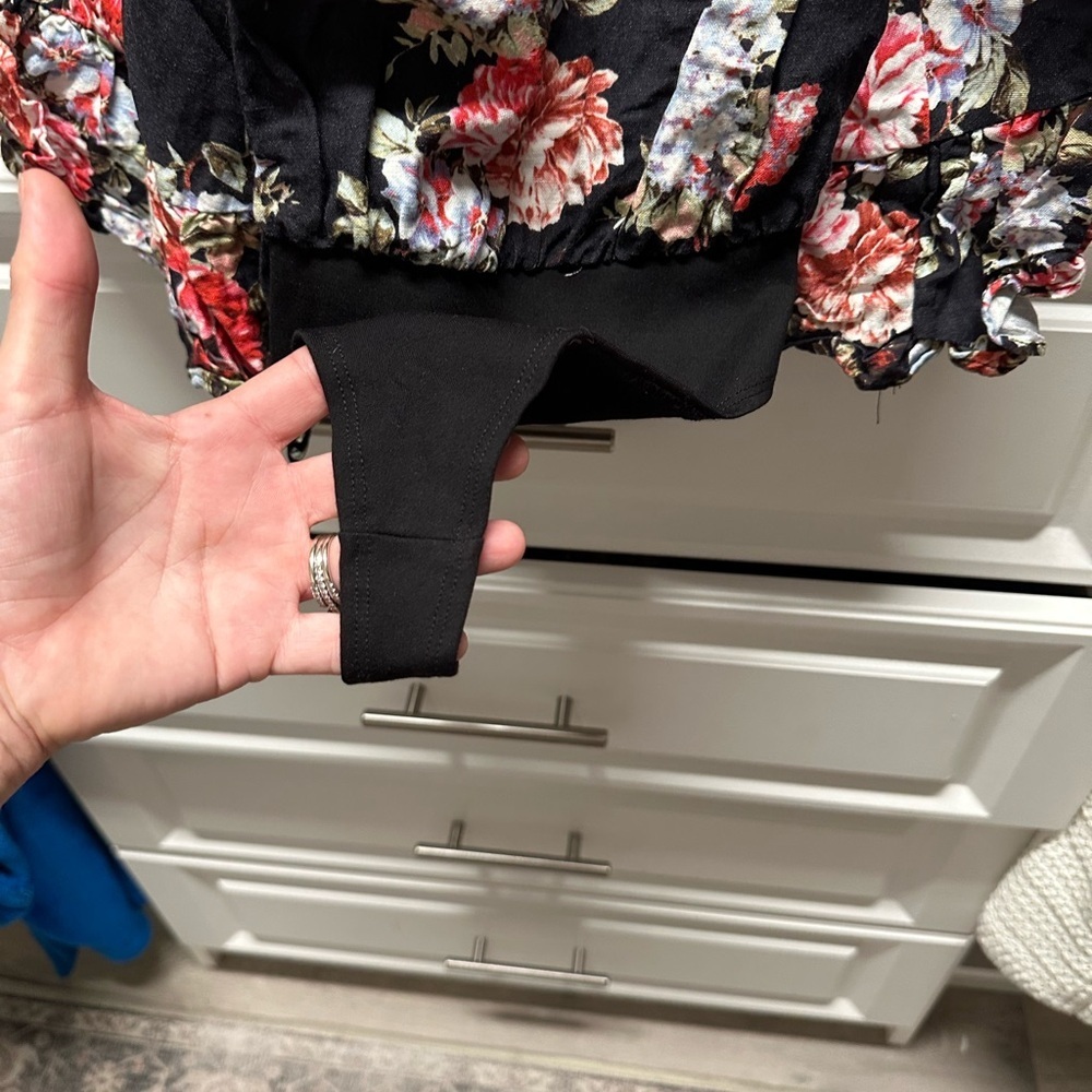 LPA Floral Off-Shoulder Bodysuit - Picture 4 of 6